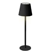 Lumineo Oplaadbare tafellamp | 27 cm | Instelbaar wit | Zwart |