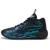 Puma MB.04 Reflections uniseks basketbalschoenen, Zwart, Maat 39