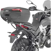 Givi TOPCASE E46 RIVIERA MONOLOCK PLAAT 46L Zwart/rood blauw