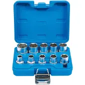 Bgs Doppenset 1/2" 10-delig INCH