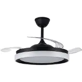 CristalRecord Plafondventilator Brisa Ø 106 cm zwart