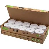 Exacompta 30x Kassarol 80x72mm - 76m - 1 laag thermisch papier 48g/m2 fenol- en plasticvrij - Wit - 40768E