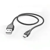 Hama Laad/Synchro kabel micro USB 1.4m zwart