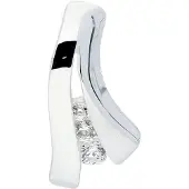 Glow - Zilveren hanger met steen