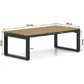 Lifestyle Garden Furniture Lifestyle Bilbao loungetafel rechthoek