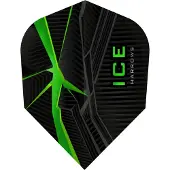 Harrows ICE Recut Green - Dart Flights
