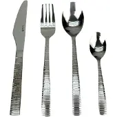 Sola Bestek Set Nova - 24 Delig Bestekset 6 Persoons - Modern - Vaatwasser bestendig - Zilverwit Premium Edelstaal 18/10 RVS - Zilver