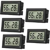 Equivera Huisthermometer - Kamerthermometer - Binnenshuis - Digitale Thermometer - Hygrometer