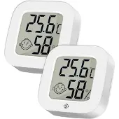 Equivera Huisthermometer - Kamerthermometer - Binnenshuis - Digitale Thermometer - Hygrometer