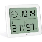 Equivera Huisthermometer - Kamerthermometer - Binnenshuis - Digitale Thermometer - Hygrometer