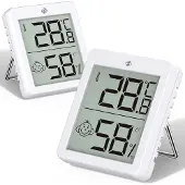 Equivera Huisthermometer - Kamerthermometer - Binnenshuis - Digitale Thermometer - Hygrometer