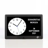 Equivera Dementieklok - Dementie Klok - Dementieklokken - Digitaal - Analoog