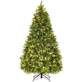 Coast Kunstkerstboom - LED -Verlichting - Incl. metalen voet - H 225 cm - 925 takken - Groen