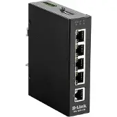 D-Link DIS-100G-5W - Unmanaged Switch - 5x Gigabit Ethernet - Robuust