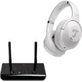 Teufel REAL BLUE NC 3 + FeinTech Bluetooth Audio System Koptelefoon Pearl white