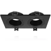 ELP duo gu10 armatuur greip zwart IP22