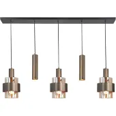 Highlight Hanglamp Marrone 5 lichts L 120 cm brons