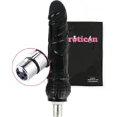 Eroticon Dildo - - Noir - 20 cm inbreng - Compatibele sekmachines - 3XLR