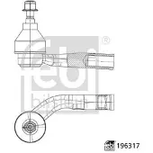 FEBI BILSTEIN 196317 Stuurkogel