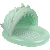 Sunnylife Zwembad - 100x115 cm - Groen Dino - - OneSize - Zwembaden