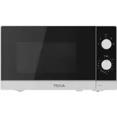 Teka MW FS20 WH - Vrijstaande Solo Magnetron - 20L - 700W - 5 Vermogensniveaus - Mechanische Bediening - Wit