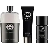 Gucci Guilty Pour Homme EDT, 90 ml + Aftershave 75 ml + Showergel 50 ml (voor mannen)