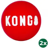 Kong signature balls 2x Medium 6,5 cm 2 st
