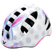 Meteor beschermhelm, kinderhelm, fietshelm, schaatshelm, MA-2 kinderfietshelm, maat S (48-52 cm), Bunny