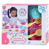 Playgo Play theeservies en kookaccessoires - 24-delig kinderservies speelgoed.