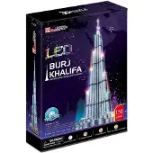 Cubicfun 3D Puzzel - Burj Khalifa LED (136 stukjes)