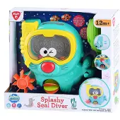 Playgo Play badspeelgoed zeehond met duikbril - interactief waterspeelgoed.