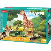 Cubicfun Puzzel Giraffe - 3D Puzzel