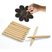 Colorations - houten kraspen, set van 48