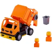 Cavallino Mijn Eerste Vuilniswagen Oranje, 19cm