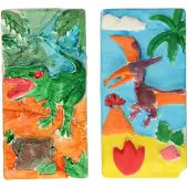 Lobbes Speelgoed Gips Gieten Koelkast Magneten Dino
