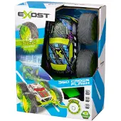 Exost RC 360 Cross Flash Stuntauto groen 1:18 - Flashing wheels - Incl. oplaadbare batterij - RC auto