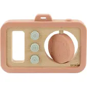 Trixie Baby Camera van Hout en Silicone - Mrs. Cat - Eerste Speelgoed voor Baby - Kraamcadeau - Baby cadeau