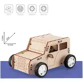 Lobbes Speelgoed Houten Bouwpakket Pull String Auto