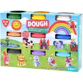 Playgo Play klei set - 9 kleuren - creatief speelgoed - 9x56 gram.