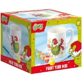 Totum the Grinch - inkleur mok beker beschilderen - knutselset incl. 5 kleuren verf en penseeltje - creatief speelgoed jongens meisjes cadeautip