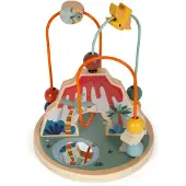 Small Foot Motoriek circuit - company - Dino - Houten speelgoed - 12 maanden - Gedetailleerde vulkaan