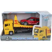 Toys Amsterdam Man Vrachtwagen Bergingswagen met Auto, 19cm