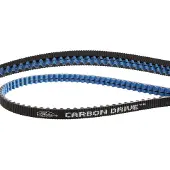 Gates CDX belt Carbon Drive 125 tands zwart/blauw