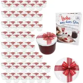 MamboCat Set van 100 bekers 230 ml To 82 geschenkdeksel incl. receptenboekje