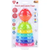 Play stapelbekers speelgoed - kleurrijke leerbekers voor kinderen.