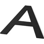 Geroba Letter A Model: Huisletter Staal