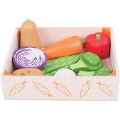 Bigjigs Toys - Houten Groentekistje