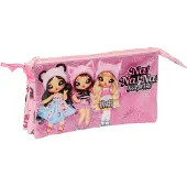 Big Buy Cooking Dubbele pennenhouder Na!Na!Na! Surprise, kleur roze, afmetingen 22 x 12 x 3 cm
