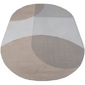 Veer Carpets Vloerkleed eli beige ovaal 200 x 290 cm