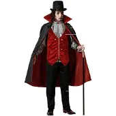 Atosa Vampire Men Costume Rood M-L Kinderen